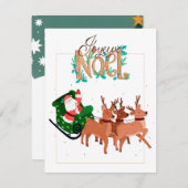 Deers Feestdagenkaart (Voorkant / Achterkant)