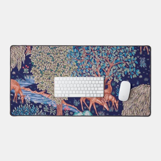 Deers in The Forest, William Morris Bureaumat (Keyboard & Muis)