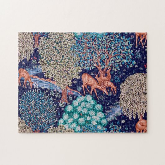 Deers in The Forest, William Morris Legpuzzel (Horizontaal)