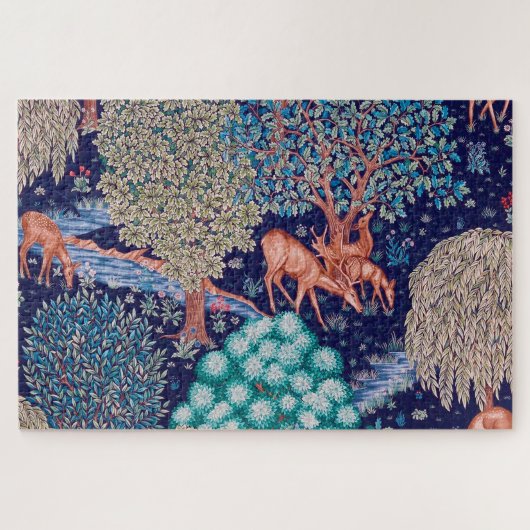 Deers in The Forest, William Morris Legpuzzel (Horizontaal)