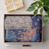 Deers in The Forest, William Morris Tissuepapier (Geschenk)