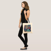 Deers in The Forest, William Morris Tote Bag (Voorkant (model))