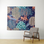 Deers in The Forest, William Morris Wandkleed (In Situ (horizontaal))