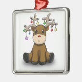 Deers Metalen Ornament (Links)