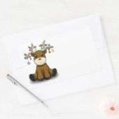 Deers Rechthoekige Sticker (Envelop)