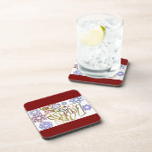 Deer's winter lover  bier onderzetter (Rechterzijde)