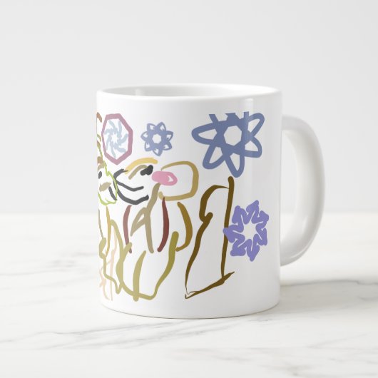 Deer's winter lover  grote koffiekop (Voorkant rechts)