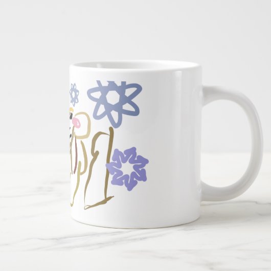 Deer's winter lover  grote koffiekop (Rechts)