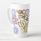 Deer's winter lover  latte mok (Linkerhoek)