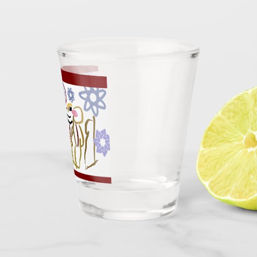 Deer's winter lover shot glas (Rechts)