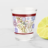 Deer's winter lover shot glas (Voorkant)