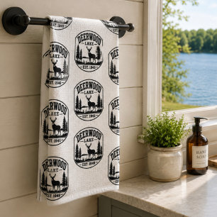 Deerwood Lake Hertenpatroon Theedoek