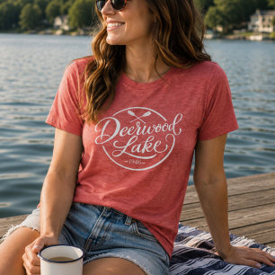 Deerwood Lake Klassiek Merenleven Tri-Blend Shirt