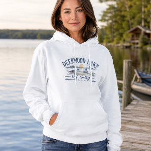 Deerwood Lake “Niet Zout” Vintage Meer Leven Hoodie