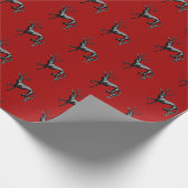 DeerZoi Inpakpapier Rood (Hoek)