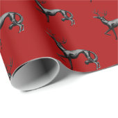 DeerZoi Inpakpapier Rood (Rol Hoek)