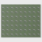 DeerZoi Inpakpapier Zilveren Mos (Vlak)