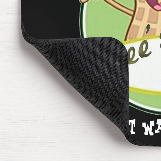 Dee's Nuts Muismat (zwart) (Hoek)