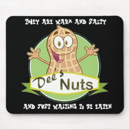 Dee's Nuts Muismat (zwart)