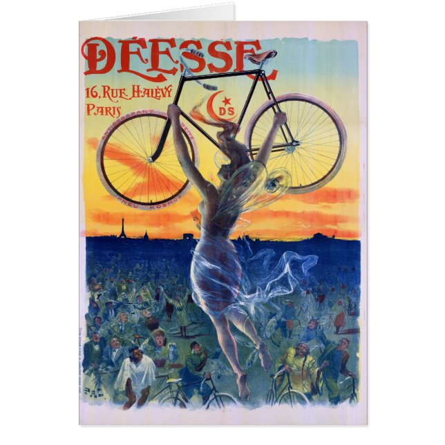 Déesse Cycles 1898  Adverteren Poster (Voorkant)
