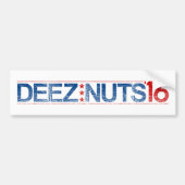Deez Nuts 2016 Bumpersticker (Voorkant)