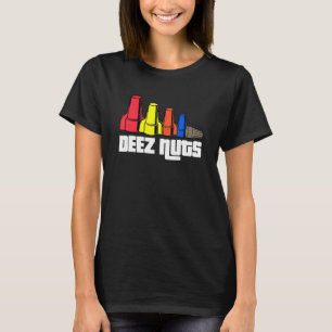 Deez Nuts elektricien Funny voor mannen en vrouwen T-shirt