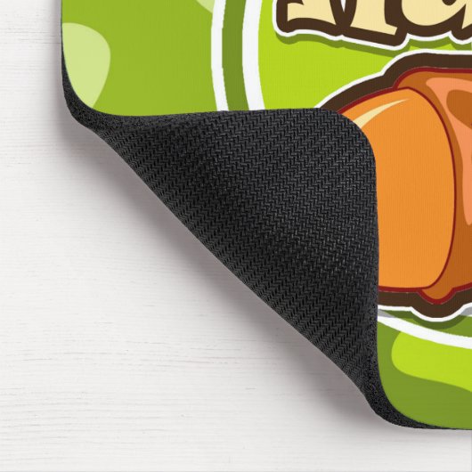 Deez Nuts; felgroene camo, camouflage Muismat (Hoek)