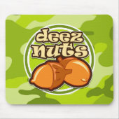 Deez Nuts; felgroene camo, camouflage Muismat (Voorkant)