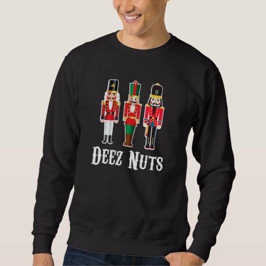 Deez Nuts Funny Kerstkraker Trui (Voorkant)