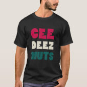 Deez Nuts Funny Meme Lover Kerstmis Pajama T-shirt (Voorkant)