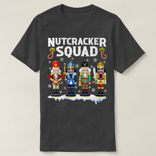 Deez Nuts Funny Xmas 2022 Nutkraker Squad Christm T-shirt (Design voorkant)