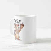 Deez Nuts Grappige Eekhoorn Koffiemok (Voorkant links)
