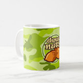 Deez Nuts; heldere groene camo , camouflagewas Koffiemok (Voorkant links)
