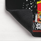 Deez Nuts Notenkraker Leuk Lelijk Kerst Meme Gift Muismat (Hoek)