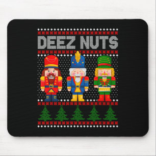 Deez Nuts Notenkraker Leuk Lelijk Kerstfeest Muismat
