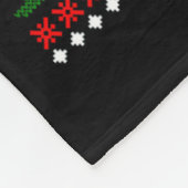 Deez Nuts Notenkraker Leuke Lelijke Kerstmis Fleece Deken (Hoek)