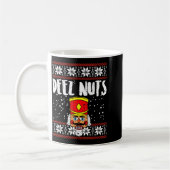 Deez Nuts Nutcracker Funny Ugly Christmas Sweater Koffiemok (Links)