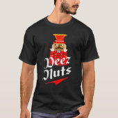Deez Nuts Nutcracker Funny Ugly Christmas Xmas T-shirt (Voorkant)