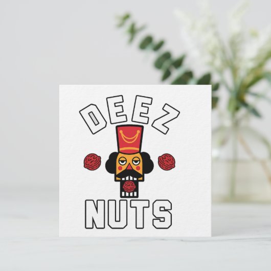 Deez Nuts Nutcracker Kaart (Staand voorkant)