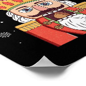 Deez Nuts Nutcracker Nut Men Women Fun Christmas P Poster (Hoek)