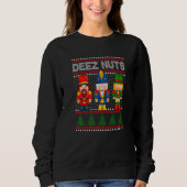 Deez Nuts Nutcracker Shirt Men Women Funny Christm (Voorkant)