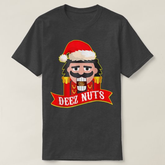 Deez Nuts Nutkraker Funny Ugly KerstSweater T-shirt (Design voorkant)