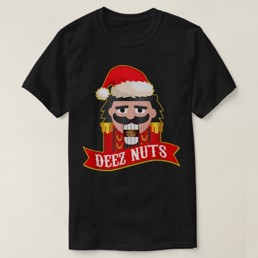 Deez Nuts Nutkraker Funny Ugly KerstSweater T-shirt (Design voorkant)