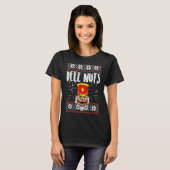 Deez Nuts Nutkraker Funny Ugly KerstSweater T-shirt (Voorkant volledig)