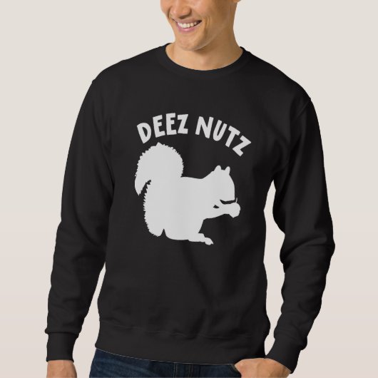 Deez Nuts Nutkraker kerstpajama Funny Ugly X Trui (Voorkant)