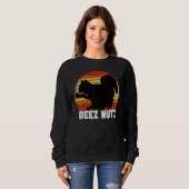 Deez Nuts Nutkraker kerstpajama Funny Ugly X Trui (Voorkant volledig)