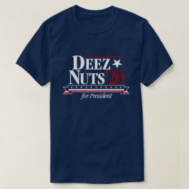 Deez Nuts voor President t-shirt (blauw)