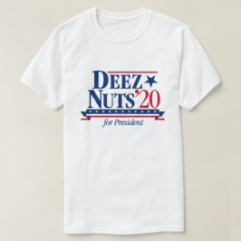 Deez Nuts voor President t-shirt (wit)