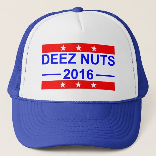 Deez Nuts voor President Trucker Pet (Voorkant)