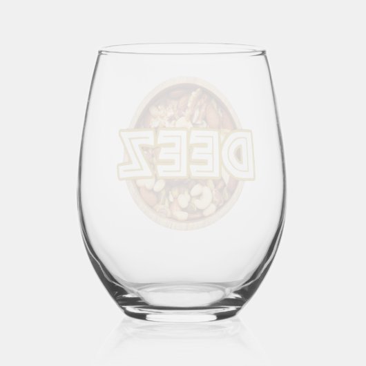 Deez Nuts Wijnglas Zonder Voet (Achterkant)